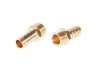 Соединение нар. резьба 1/2" х елочка 16 мм (латунь) ECO (AB-MT12/E16)