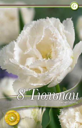 Тюльпан Сноу Кристал (махровый) фото в интернет-магазине "Сортовые семена"