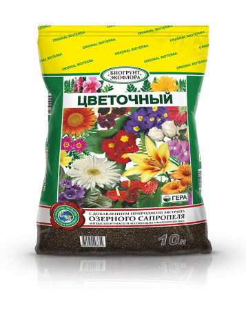БиоГрунт "Цветочный" 10л фото в интернет-магазине "Сортовые семена"