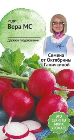 Редис Вера МС 3 г фото в интернет-магазине "Сортовые семена"