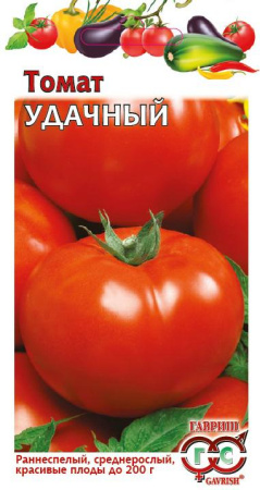 Томат Удачный 0,1 г фото в интернет-магазине "Сортовые семена"