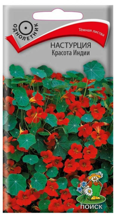 Настурция Красота Индии (ЦП) 1 фото в интернет-магазине "Сортовые семена"