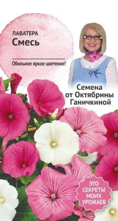 Лаватера Смесь 0,1 г фото в интернет-магазине "Сортовые семена"